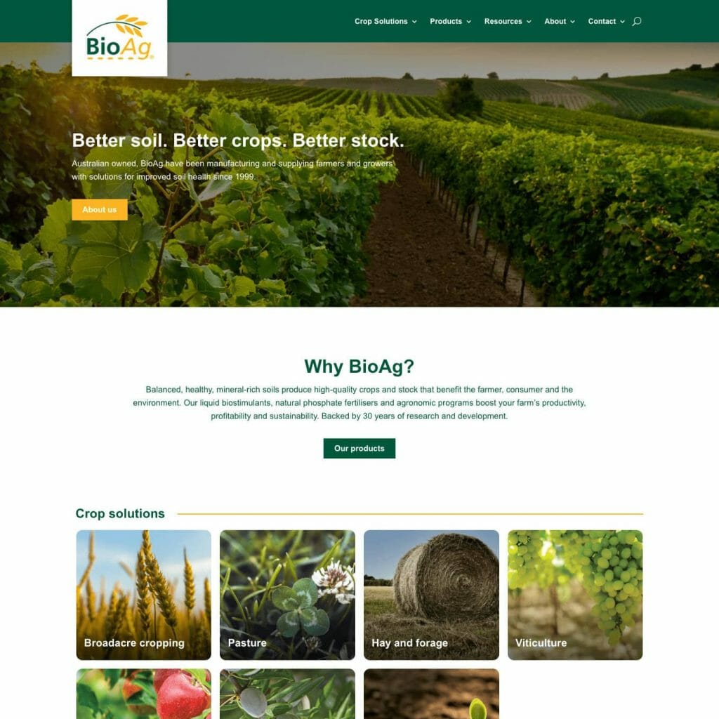 BioAg Website